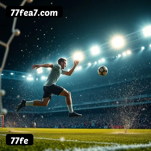 App 77fe para iOS e Android — interface mobile, login biométrico e PIX integrado